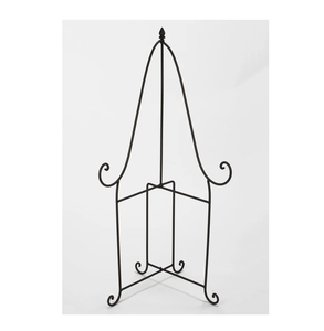 Chevalet de présentation extra large réglable en métal doré antique fabriqué en Inde, sculpté à la main, pour les présentations de mariage - Product Image 5