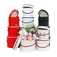 Boîte à fleurs séchées personnalisée avec logo, revêtement UV, recyclable, en papier couché, pelliculage mat, gaufrage, emballage de beauté en soie pour fleurs préservées