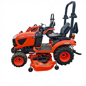 Compre el tractor de orugas BX2380 de 23 HP con cortadora, tractor con transmisión de 2 ruedas motrices para trabajo en jardín y granja, garantía de 2 años. - Product Image 1