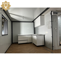 Maison conteneur de luxe extensible de 20 et 30 pieds avec salle de bain et chambre, maison préfabriquée pour hébergement et séjour en hôtel