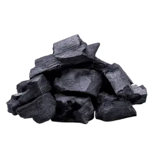 Arang hitam kayu keras alami 100% kualitas tinggi/panggangan BBQ