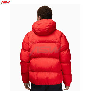 Veste matelassée d'hiver de haute qualité pour hommes, col montant, broderie, gilet à bulles, grande taille, prix d'usine, chaud, état neuf - Product Image 2