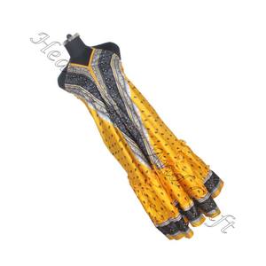 Imprimés assortis de style hippie Boho disponibles dans les vêtements pour femmes robe en soie célèbre d'italie Sari - Product Image 5