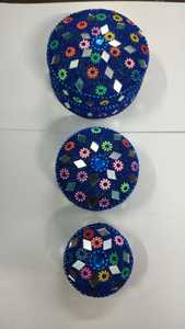 Pastilleros de joyería hechos a medida con adornos de cristal y cuentas disponibles desde el tamaño de 1 pulgada en adelante, para usar como recuerdo de boda - Product Image 3