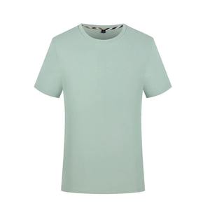 T-shirt à col rond et manches courtes, logo imprimé personnalisé, uniforme de travail, couleur unie, chemise publicitaire vierge, groupe culturel - Product Image 4