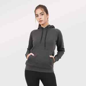 Chándal con capucha y núcleo de carbón para mujer, conjunto de dos piezas de invierno, sudadera con bolsillo de canguro y pantalones para correr para clima frío - Product Image 4