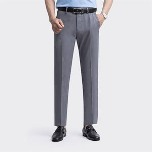 กางเกงผู้ชายผ้าฝ้ายระบายอากาศสบายกางเกงธุรกิจบางแบบลำลอง - Product Image 4