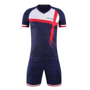 Gran oferta, de diseño personalizado uniforme de fútbol, ropa para adultos, 100% de poliéster, secado rápido, ligero, Unisex para jugadores de fútbol - Product Image 1