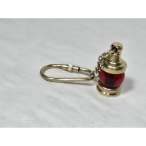 Llavero Metálico con Linterna Roja Náutica Vintage y Destapador de Botellas con Logotipo Personalizado - Product Image 5