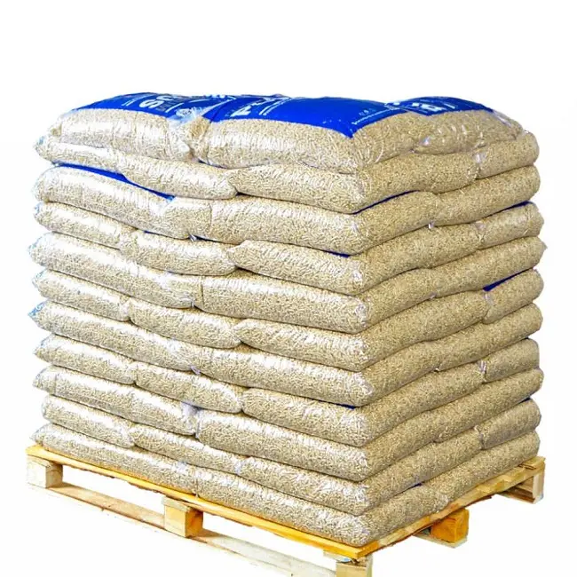 Bolsas de 15kg para pellets de madera y biomasa