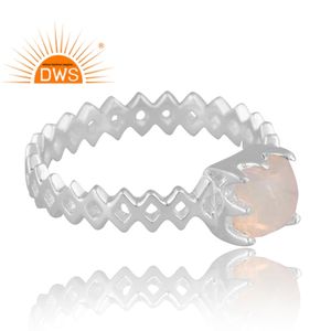 Vente chaude 925 bague en argent Sterling opale éthiopienne naturelle pour les femmes bijoux personnalisés pour les femmes cadeau pour elle - Product Image 4