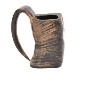 Taza de Cuerno de Búfalo, Tallada a Mano, Excelente Taza de Cuerno de Búfalo de Agua, Diseño Popular, Precio Más Bajo - Product Image 5