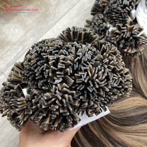 Vente en gros Extensions de cheveux européens à la kératine Remy I Tip Flat tip de haute qualité de l'usine vietnamienne - Product Image 3