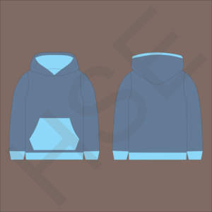 Sweat-shirt à capuche personnalisé, couleur noire, avec poche avant - Product Image 5