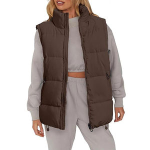 Gilets longs et brillants pour femmes, style bulle, pour l'automne, gilet bulle, meilleure mode d'hiver, conception personnalisée OEM, prix bas, 2025 - Product Image 1