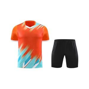 Men's High Quality Custom Soccer Wear Uniform Tracksuit Set Football Jersey Soccer Shirt Clothes Sets for Boys - Product Image 6