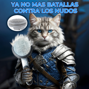 Spazzola autopulente personalizzabile per la rimozione dei peli di animali domestici, in acciaio inossidabile e materiale ABS, per cani e gatti - Product Image 2