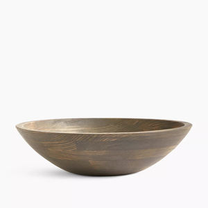 Acacia Wood Wavy Salad <b>Bowls</b> New Customized Modern Storage Food Wooden <b>Mixing</b> <b>Bowls</b> Without LID - Product Image 3