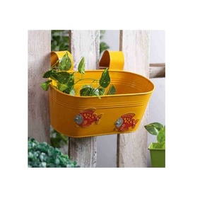 กระถางโลหะสีทองแดงโบราณสำหรับชาวไร่ดีไซน์ทันสมัย - Product Image 1