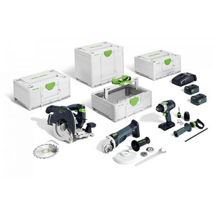 Nuevo Producto de la Mejor Calidad: Juego Combinado Festool F28728 de 5 Piezas, 18V, 5.2Ah, Iones de Litio, Inalámbrico, Sin Escobillas, para Construcción, con ENVÍO GRATUITO - Product Image 5