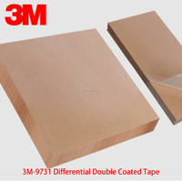 Ruban adhésif double face 3M 9731 en film PET avec adhésif silicone pour le collage de joints en caoutchouc silicone et mousse