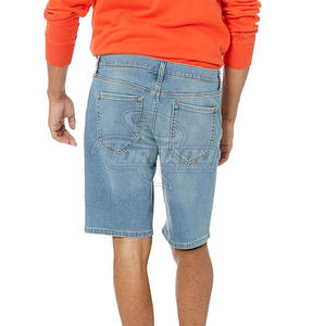 Lightweight Wholesale 100% Cotton Knitted Solid Casual <b>Jeans</b> Shorts Comfortable <b>Elastic</b> <b>Waist</b> <b>Men</b> <b>for</b> Online Sale - Product Image 4