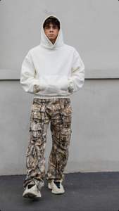 Sudadera con capucha de lavado ácido de la mejor calidad al por mayor 400 GSM - Product Image 2