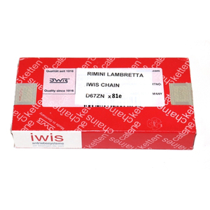 Catena di trasmissione IWIS 81 maglie per Lambretta LI + TV2/3 + SX + Special + DL/GP + Serveta - Product Image 2