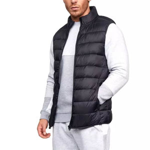 Chaleco acolchado sin mangas con cuello levantado para hombre, chaleco acolchado de invierno, chalecos acolchados sin mangas personalizados - Product Image 1