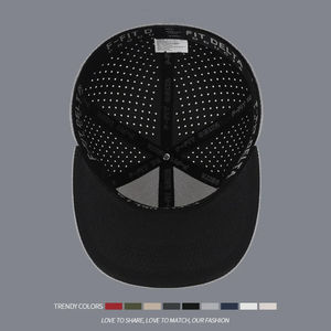 Venta al por mayor de gorras de béisbol de 5 paneles personalizadas Etiqueta Privada de calidad ala curva tela impermeable bordado 3D decoración lavada - Product Image 6