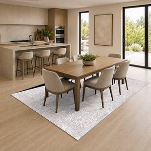 <b>RUGS</b> DEPOT LXDP-0781 Wholesale Ivory Cream Modern Abstract Digital Printed Machine Washable Chenille Area <b>Rug</b> <b>Non</b> <b>Slip</b> - Product Image 4