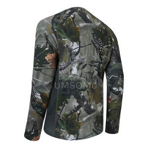 Último diseño de camisas de caza para hombres de calidad superior precio barato 100% poliéster transpirable camisas de caza para hombres - Product Image 3