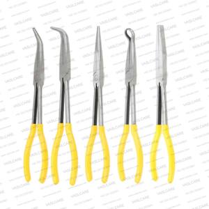 Alicates Nasales Manuales Extra Largos, Punta Recta, Herramientas de Extracción Manual, Kit de Sutura, Instrumentos Quirúrgicos, Acero Inoxidable Alemán, CE Vaslcare - Product Image 1