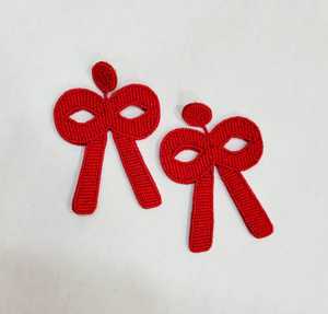Top Selling Trendy Seed Beaded Handmade Red <b>Earrings</b> for Women and Girls - Product Image 2