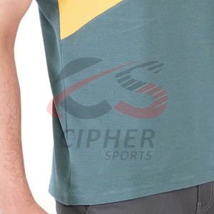 เสื้อยืดผ้าฝ้ายไม้ไผ่สำหรับผู้ชาย, เสื้อฮิปฮอปแขนสั้นน้ำหนักมากเสื้อยืดธรรมดาเสื้อยืดผ้าฝ้ายอ่อนนุ่มระบายอากาศได้ดีและความชื้น - Product Image 6