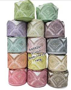 Garniture en dentelle brodée florale de luxe sur mesure pour vêtements de mariée et de couture. Idéal pour les garnitures de vêtements, bordures de saree, vêtements de mariée - Product Image 2