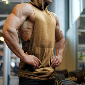 เสื้อกล้ามออกกำลังกายผ้าฝ้ายถักระบายอากาศได้ดี100% สไตล์ลำลองผลิตจากปากีสถาน - Product Image 2