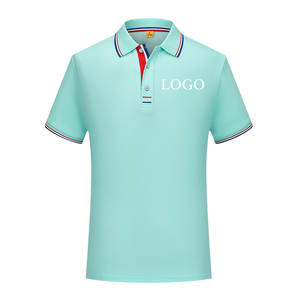 Nouveauté, livraison en stock, impression de logo personnalisée, 220g, 100% polyester, polo à manches courtes pour homme, disponible dans toutes les couleurs - Product Image 3