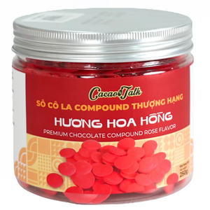 Fournisseur d'exportation en vrac de chocolat composé, étiquette privée personnalisée, haute qualité, HALAL, boutons de chocolat à la rose, cacao pour la boulangerie - Product Image 1