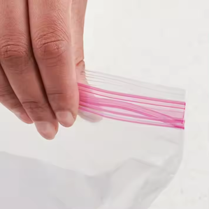 Mini Clear HDPE Zipper Pouch <b>Bags</b> for Clothing <b>Shoes</b> Gravure Printing for Jewellery Packaging PE Plastic Type Custom Logo - Product Image 5