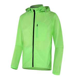 Mens <b>Summer</b> Waterproof Skin <b>Jacket</b> Lightweight Windbreaker <b>for</b> Running & Outdoor <b>Sports</b> - Product Image 1
