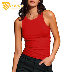 Camiseta sin Mangas de Algodón para Mujer, la Mejor Camiseta sin Mangas para Mujer, Precio al por Mayor, Camisetas sin Mangas para Mujer - Product Image 1