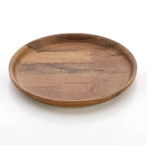 Platos de madera con logotipo personalizado, perfectos para bodas, regalos, restaurantes y cafés, platos de decoración de tendencia superior - Product Image 4