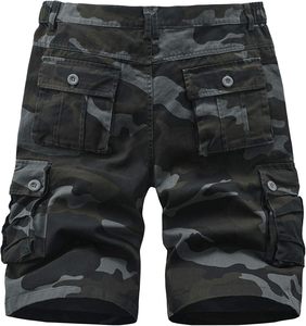 Verano nuevos hombres Oversize algodón Streetwear Camo Cargo Shorts Sport Casual Shorts Multi-Bolsillo - Product Image 2