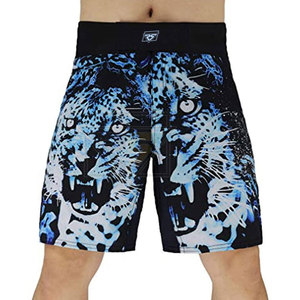 Mma กางเกงขาสั้นพิมพ์โลโก้ตามสั่งกางเกงขาสั้นเปล่าสำหรับต่อสู้ - Product Image 5