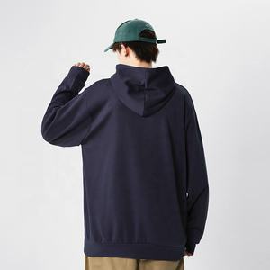 Haute qualité 300g Polyester coton Spandex mélange logo personnalisé impression broderie logo unisexe femmes hommes plaine pull à capuche - Product Image 4