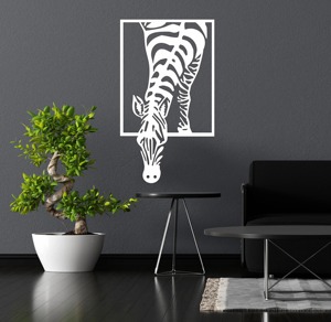 Décor d'art mural en métal artistique de qualité supérieure Sculpture en fer artisanale Accent mural sophistiqué pour salon chambre couloir - Product Image 1