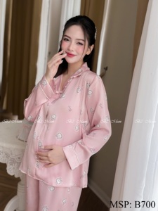 เสื้อผ้าไหม B700สำหรับคนท้องให้นมบุตรผ้านุ่มระบายอากาศได้ดีเป็นมิตรกับสิ่งแวดล้อม - Product Image 6