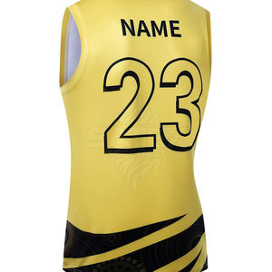 Vêtements d'entraînement respirants de qualité supérieure, taille plus, uniforme AFL, impression par sublimation personnalisée, 100% polyester, vente chaude - Product Image 6