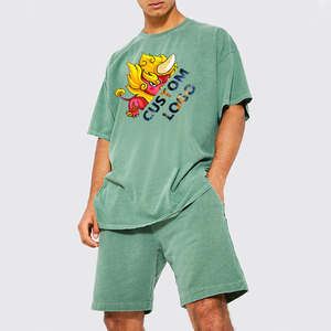 Recién llegado, camiseta de secado rápido de terciopelo de invierno para hombre y conjunto corto, ropa cómoda y de secado rápido - Product Image 5